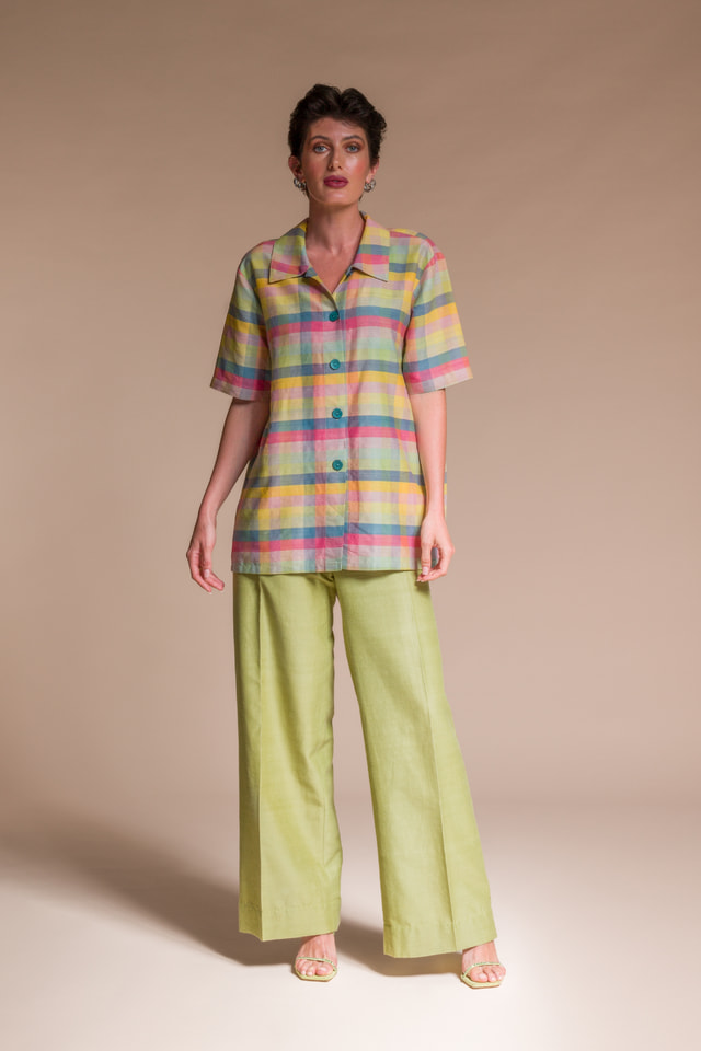 Chemisier MADRAS lotus &...