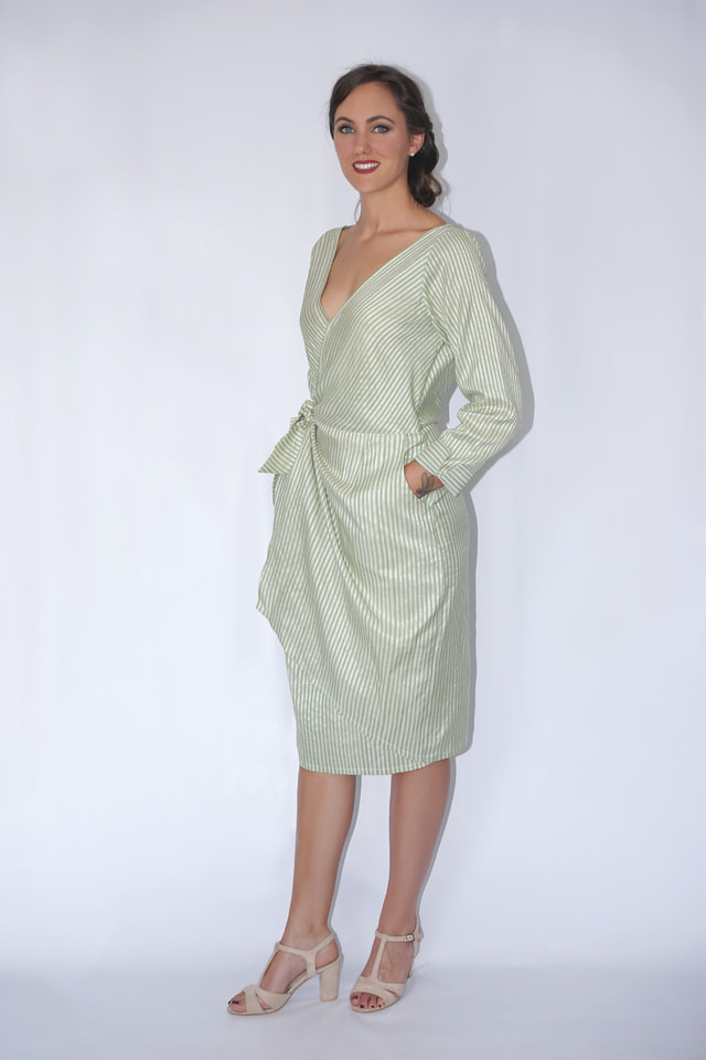 Robe CLEMENCE lotus & soie...